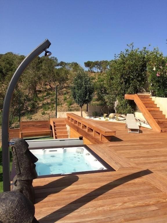 Appartement F2 Avec Jacuzzi, Pétanque, à 3 Min Mer, Dans Grande Propriété Porticcio (Corsica)